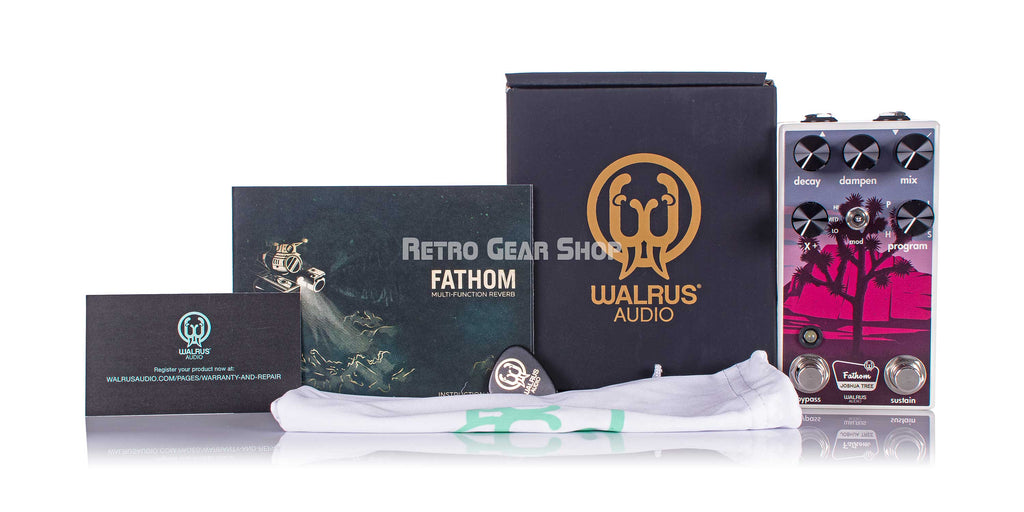 Walrus Audio Fathom National Park Box Manual Extras