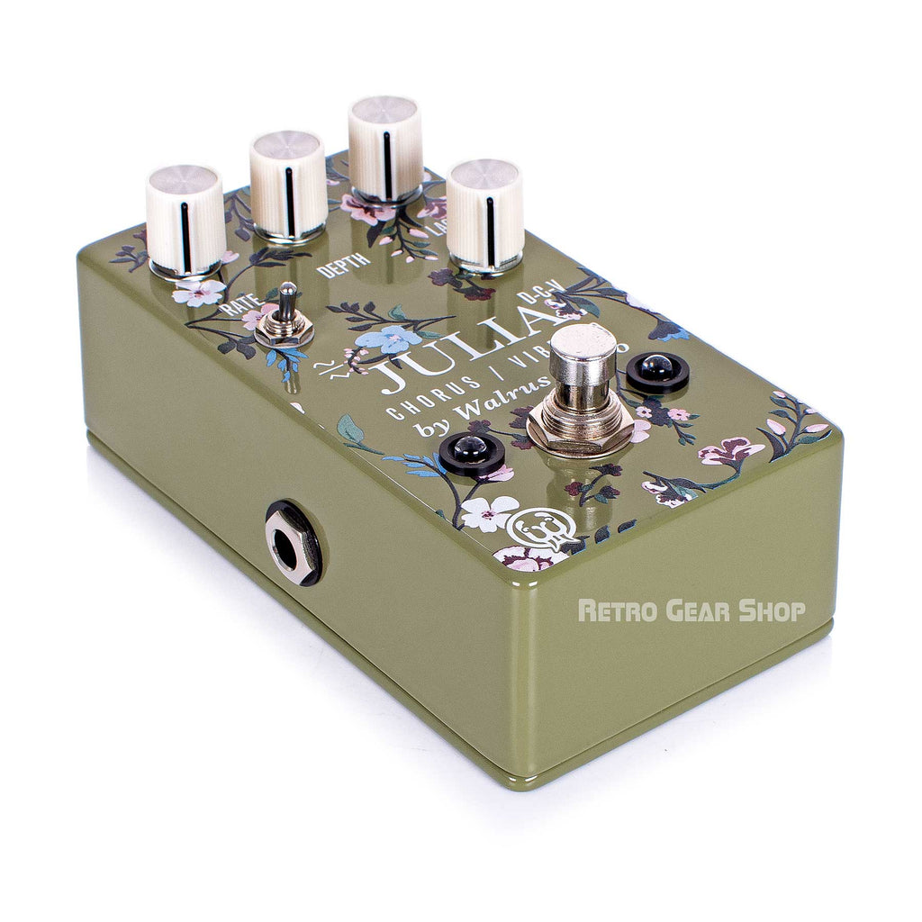 Walrus Audio Julia Analog Chorus/Vibrato Floral Series Top Left