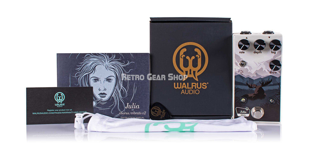 Walrus Audio Julia V2 National Park Box Manual Extras