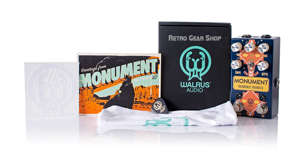 Walrus Audio Monument V2 Santa Fe Box Manual Extras