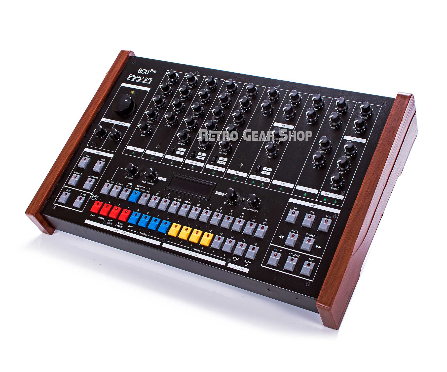 Drum Line 808 Pro Vintage Rare Analog Drum Synthesizer Machine Roland TR-808 clone