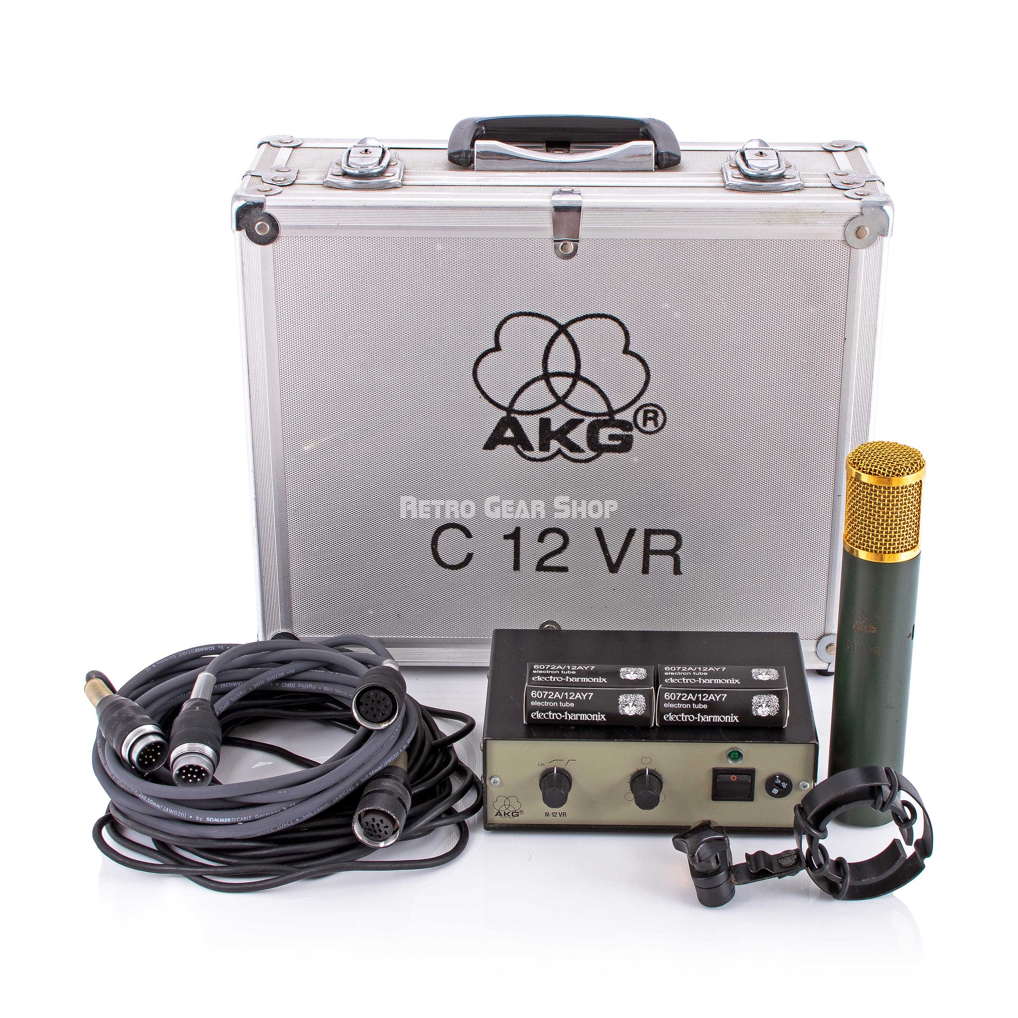 AKG C12VR Tube Condenser Large Diaphragm Microphone Mic – Retro Gear Shop