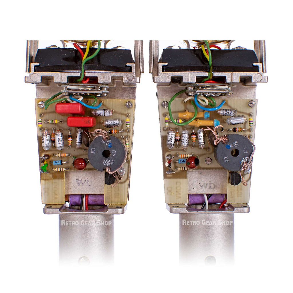 AKG C414 EB Klaus Keyne Pair Internal Electronics Front