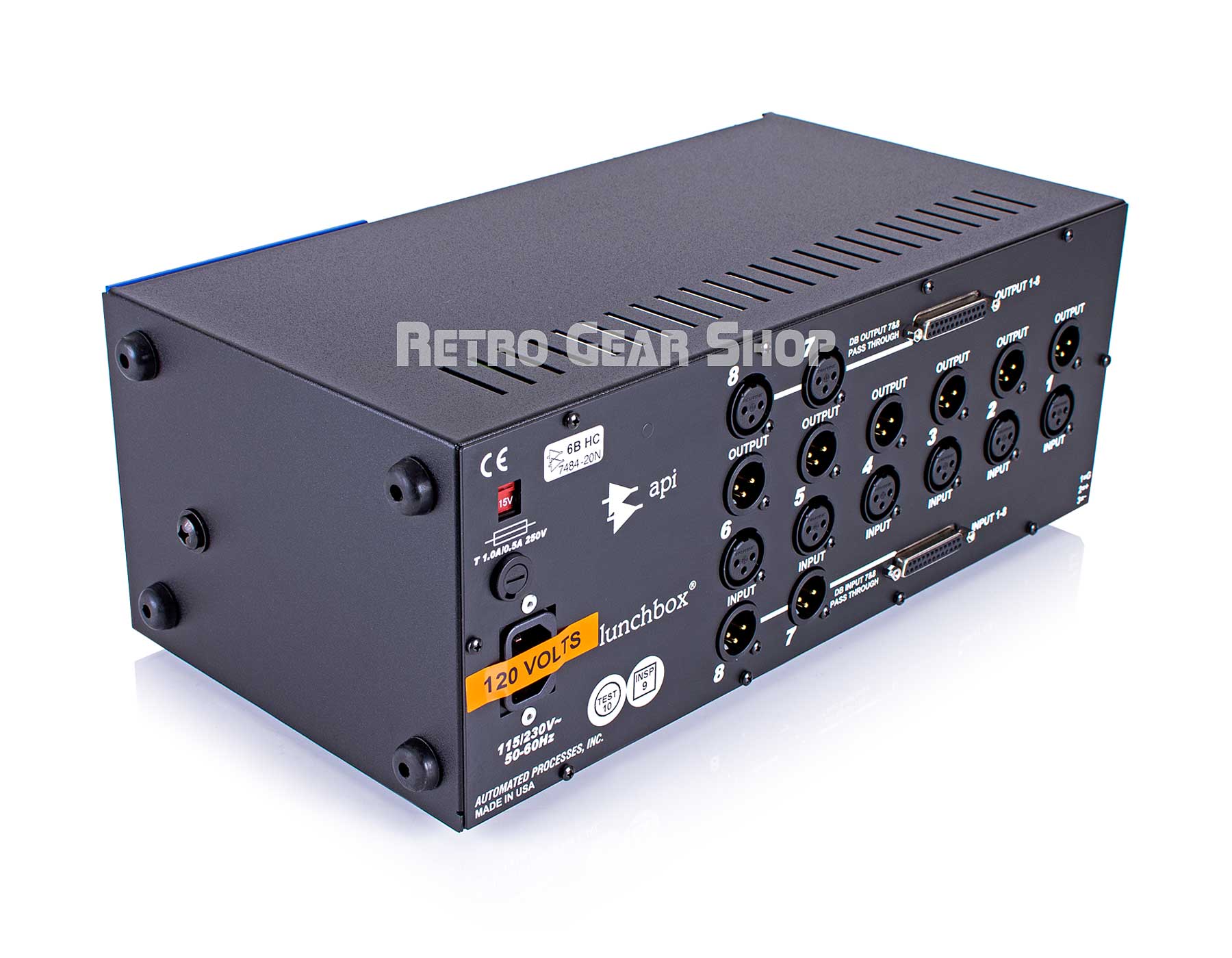 API 500-6B-HC 6 Slot High Current Lunchbox Rack– Retro Gear Shop