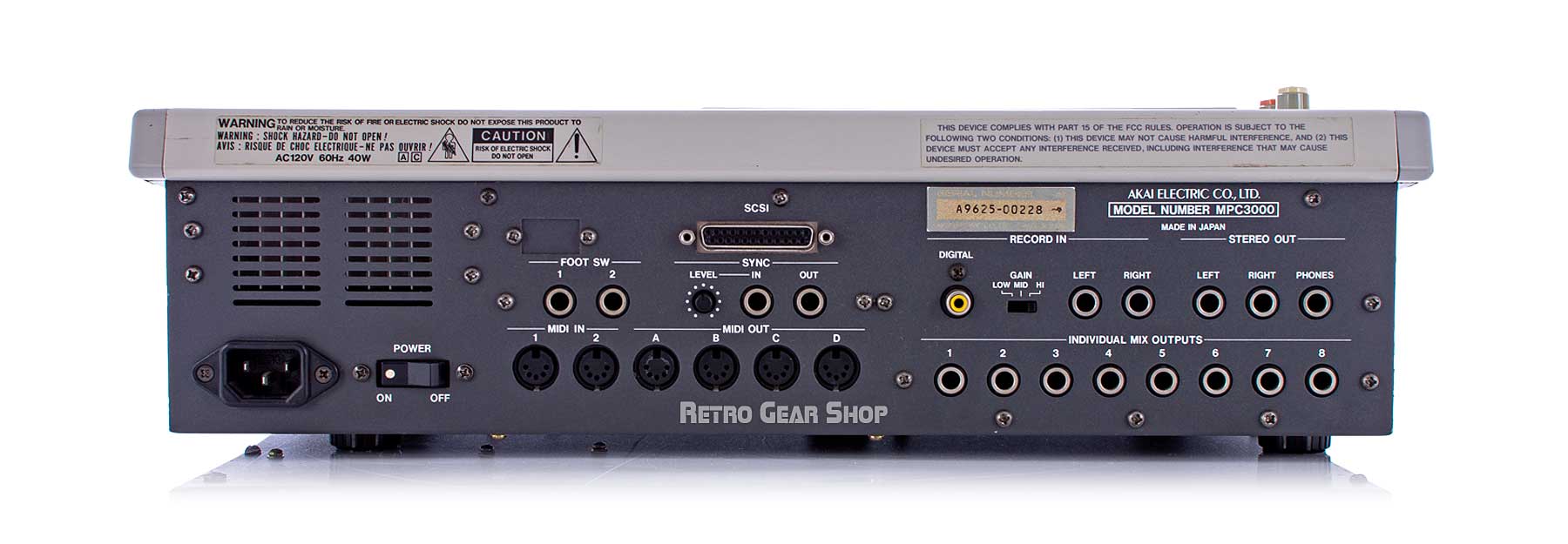 その他 AKAI MPC3000 Akai MPC3000 w original box and manual pro-serviced For Sale