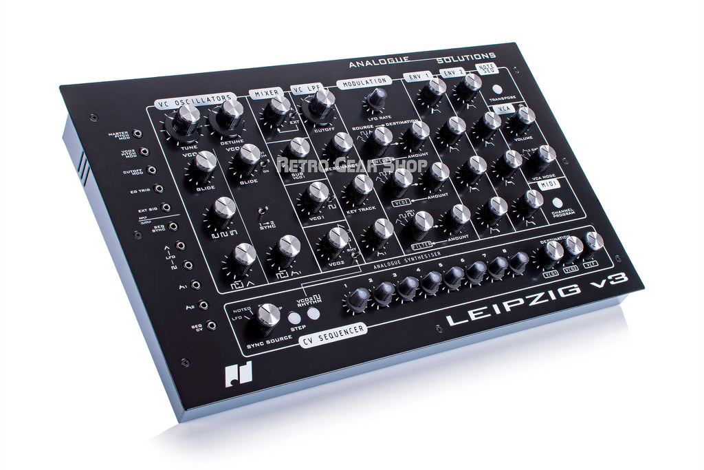 Analogue Solutions Leipzig V3 Desktop Monophonic Analog Synth Step Sequencer