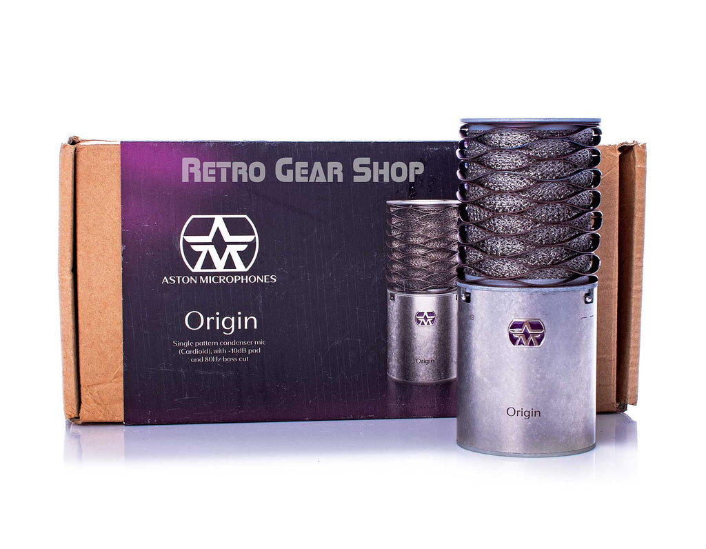 Aston Microphones Origin Box Manual Extras