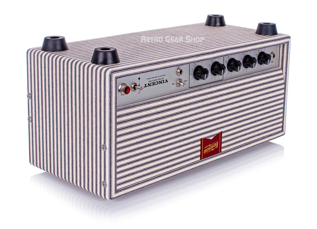 Benson Vincent Head White Classic Striped Bottom Right