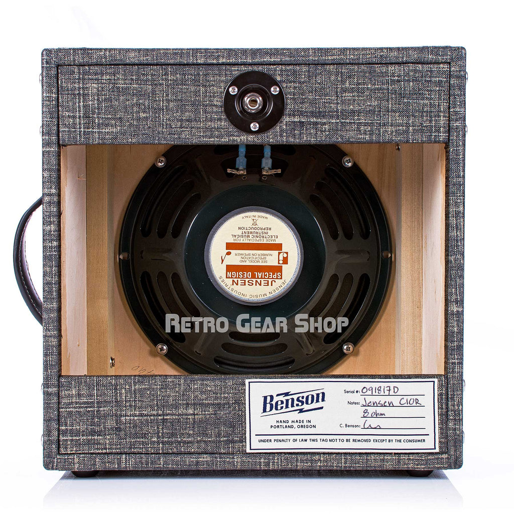 Benson Amps Vinny 1x10 Cabinet Rear