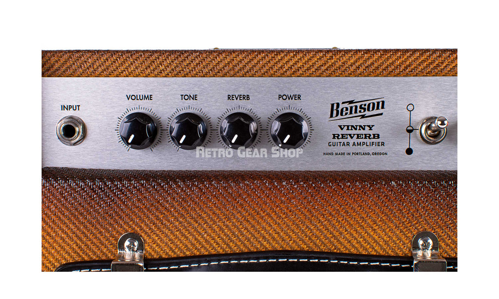 Benson Amps Vinny Combo Top Detail