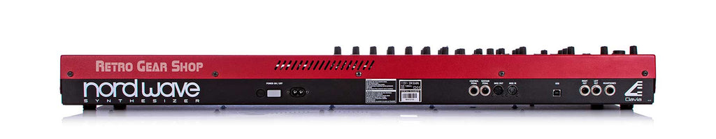 Clavia Nord Wave Keyboard Synthesizer Rear