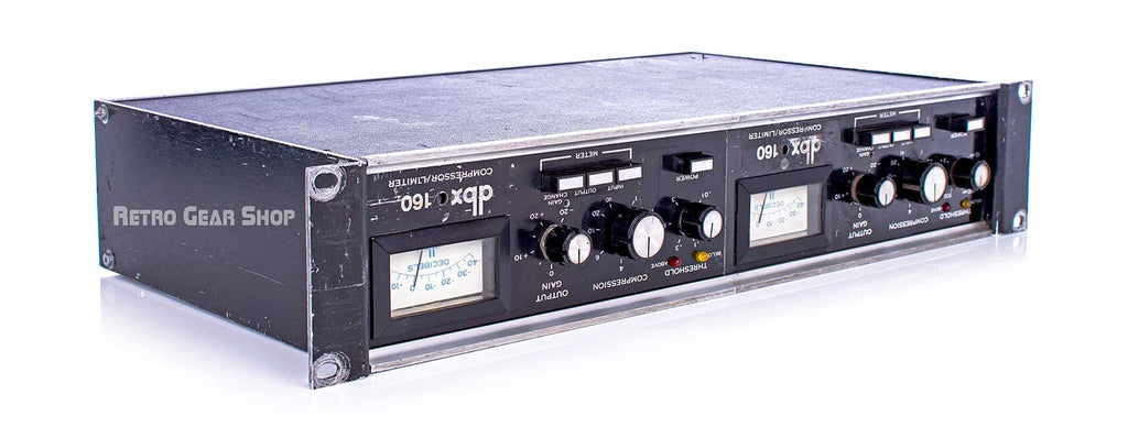 dbx 160VU Compressor / Limiter Stereo Pair Bottom Right