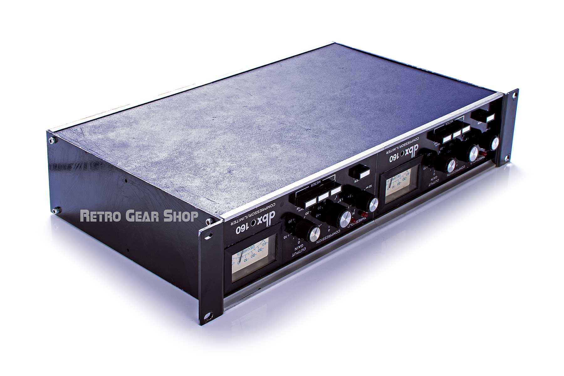 DBX 160 VU Compressor / Limiter Stereo Pair Rare Vintage DBX