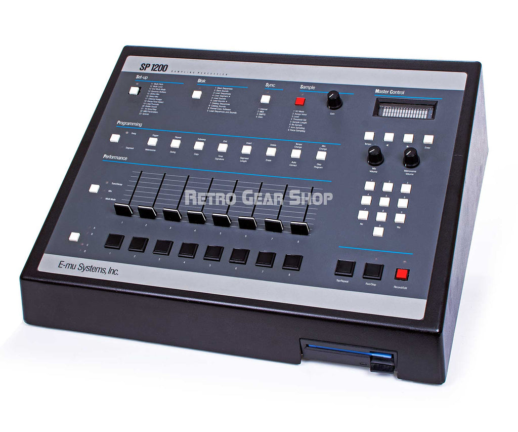 E-Mu SP-1200 Reissue Upgraded Screen Vintage Drum Machine
