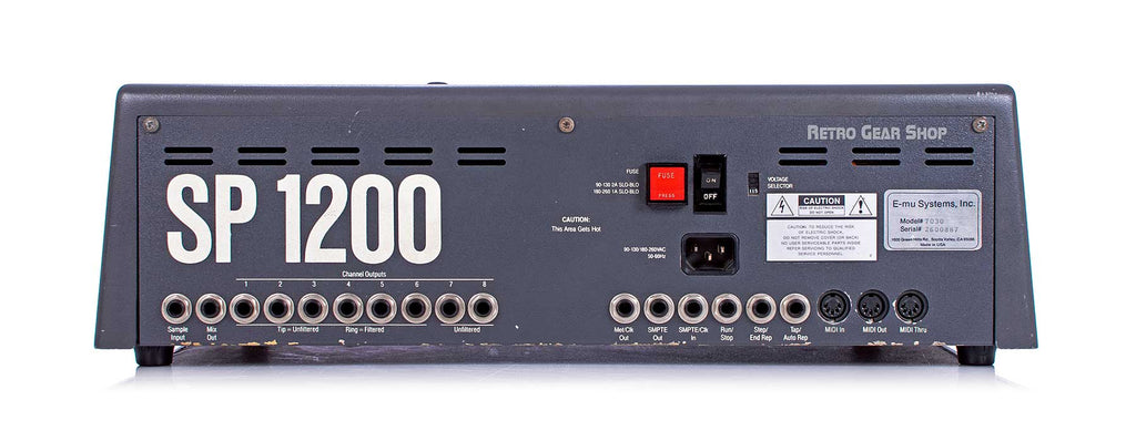 E-mu SP-1200 Original Gray Rear