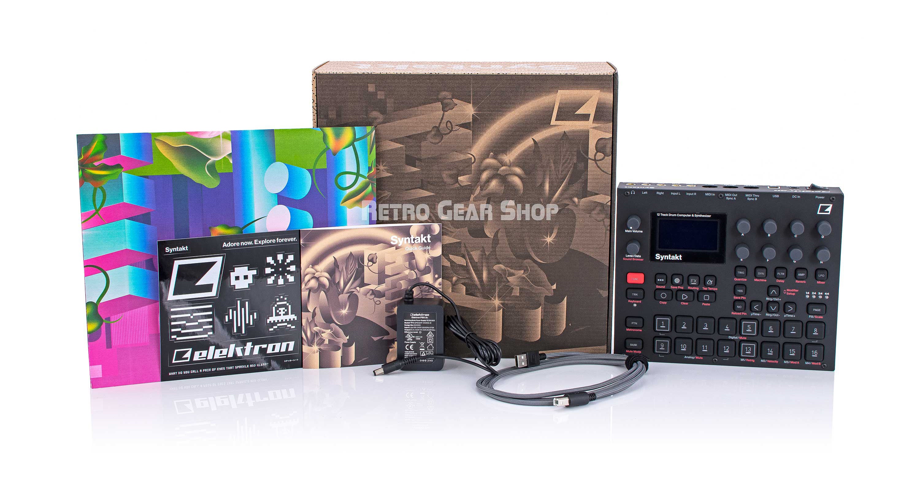 Elektron Syntakt 付属品全揃 おまけつき Elektron Syntakt— Clockface Modular