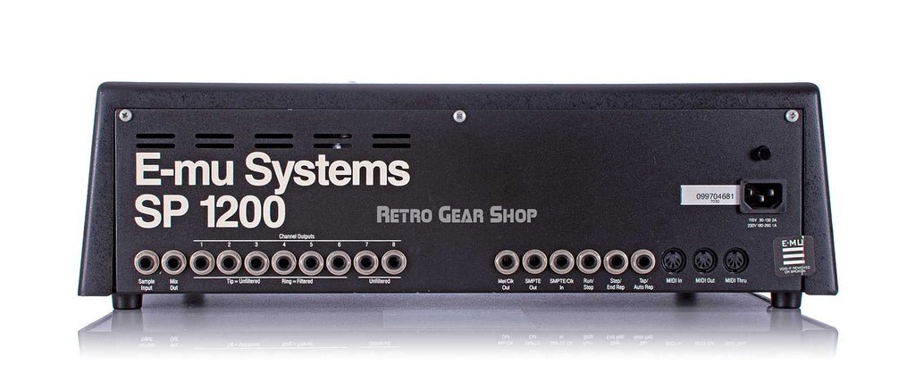 E-Mu SP-1200 Rear