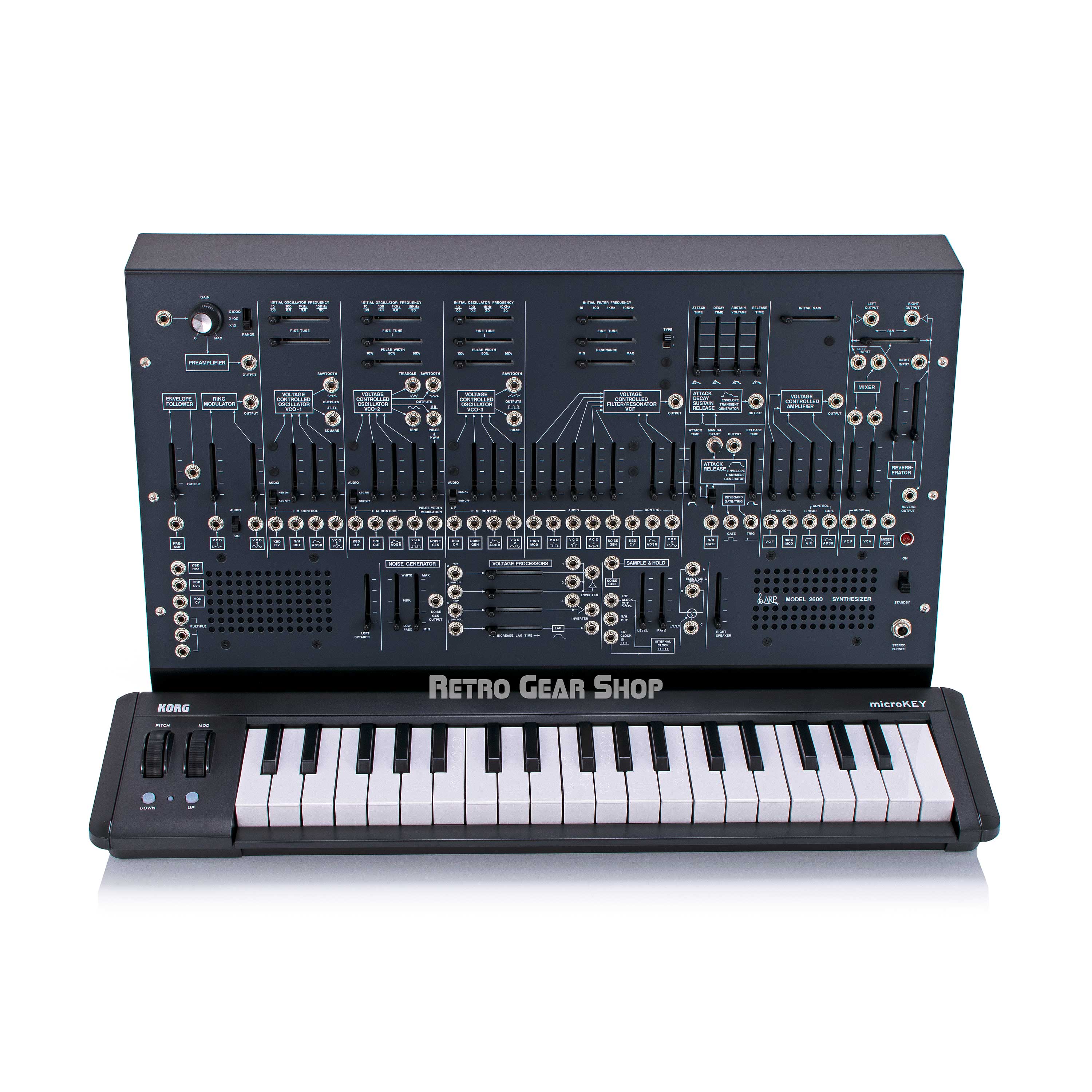 Korg ARP 2600M LTD Semi-Modular Analog Synthesizer Microkey2-37
