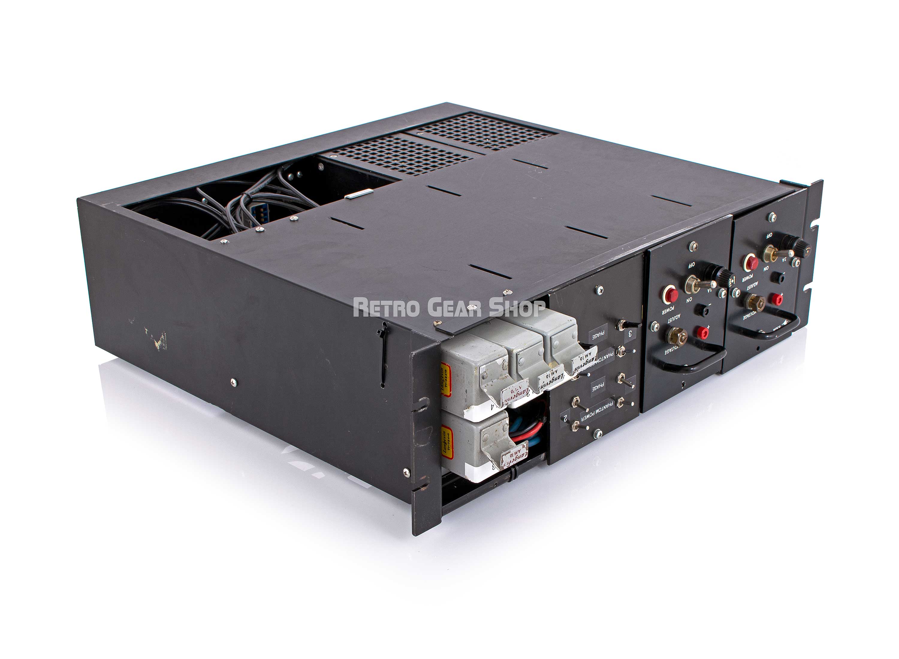 Langevin AM 16 Modules Racked Mono Mic Preamp API 650A Vintage