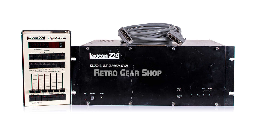 Lexicon 224 + Larc Rare Vintage Digital Reverb Effect Serviced