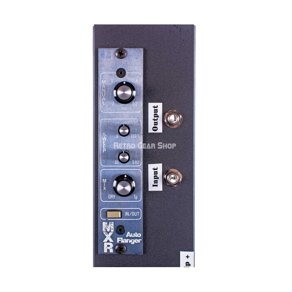 MXR Auto Flanger Racked Detail