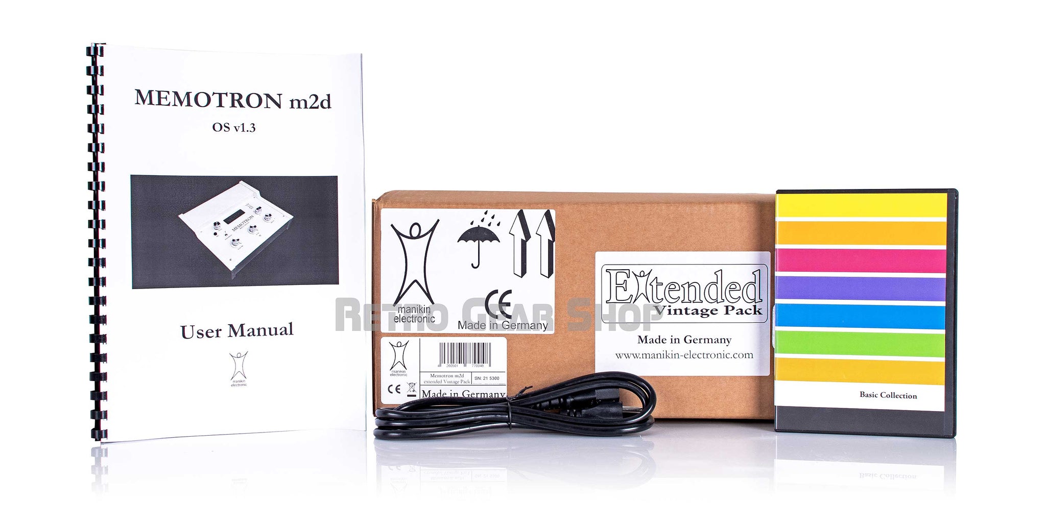 Manikin Electronic Memotron M2D Box Manual Extras