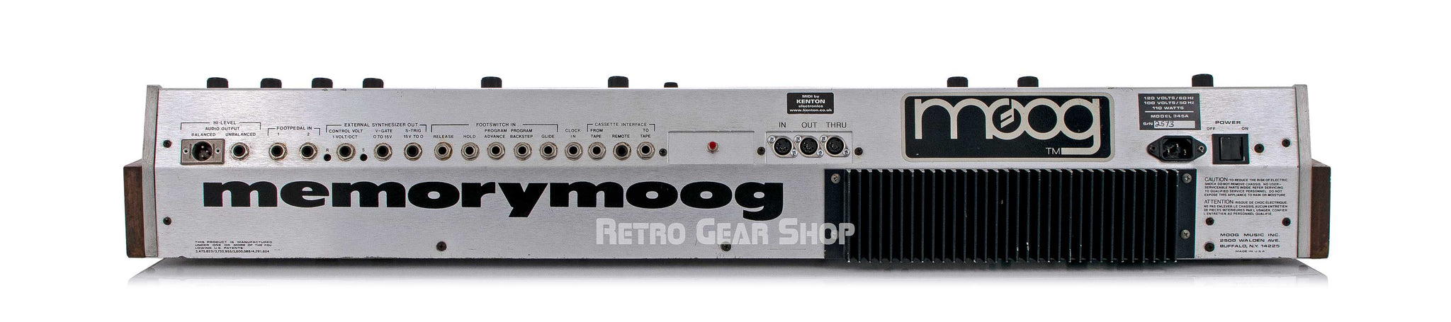 Moog Memorymoog Rear
