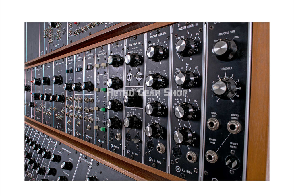 Moog Modular Synthesizer Front Right Detail