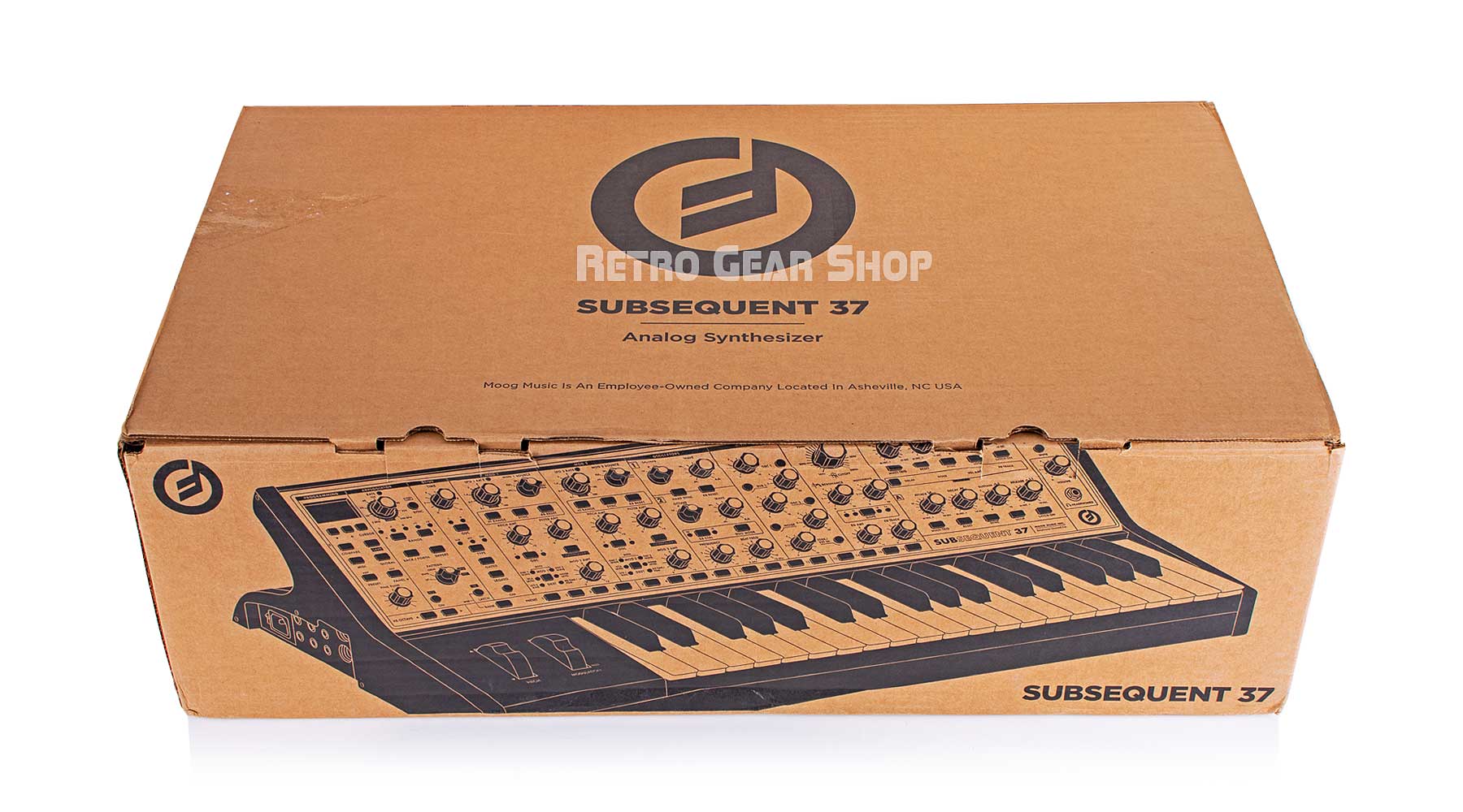 Moog Subsequent 37 Paraphonic Analog Synthesizer Box