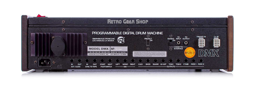 Oberheim DMX + Midi + Eproms Rear