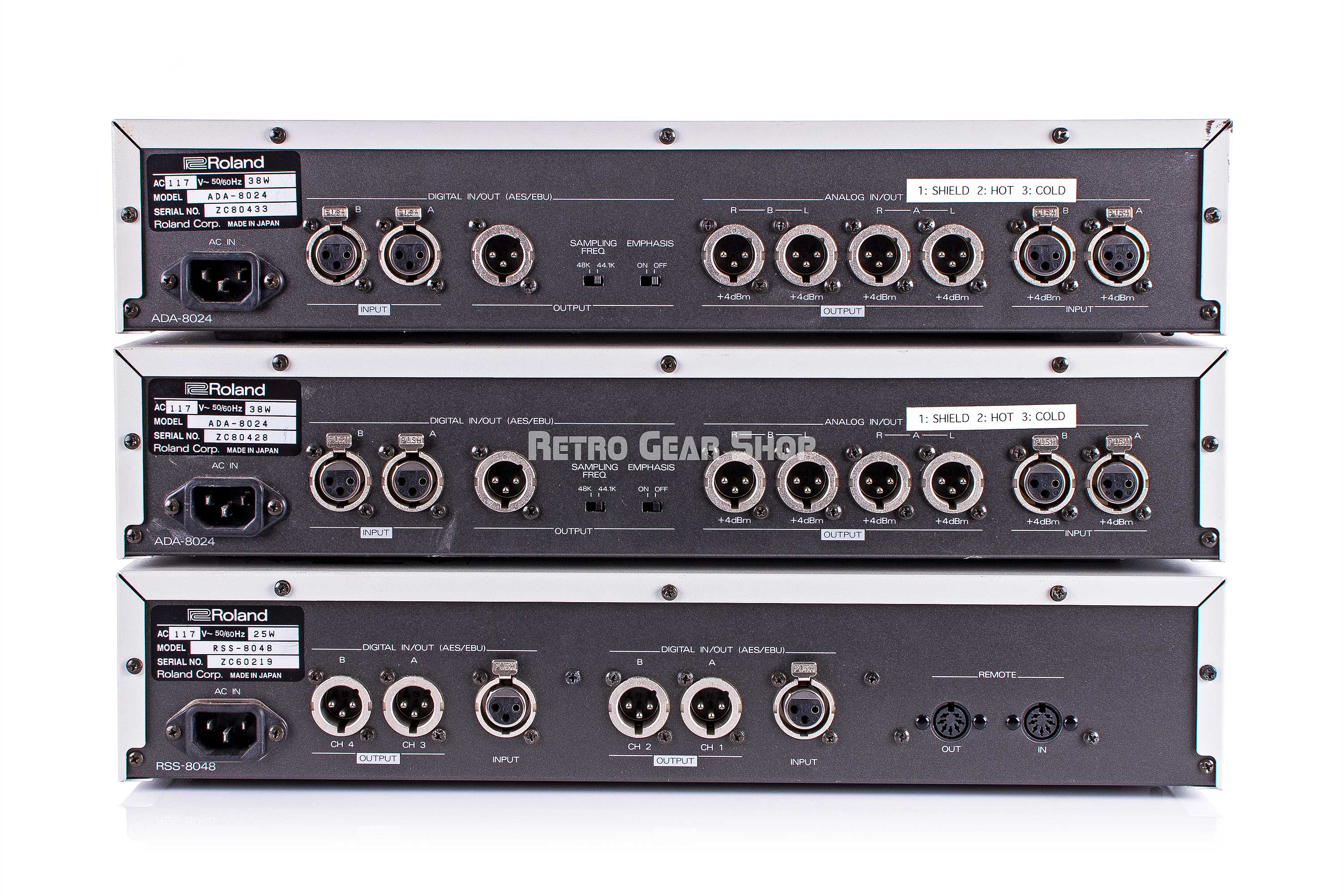 Roland Sound Space Processor ADA-8024 RSS-8048 SCC-8004 Controller