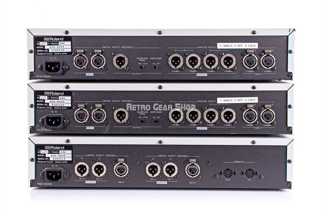 Roland ADA 8024 RSS 8048 Rear