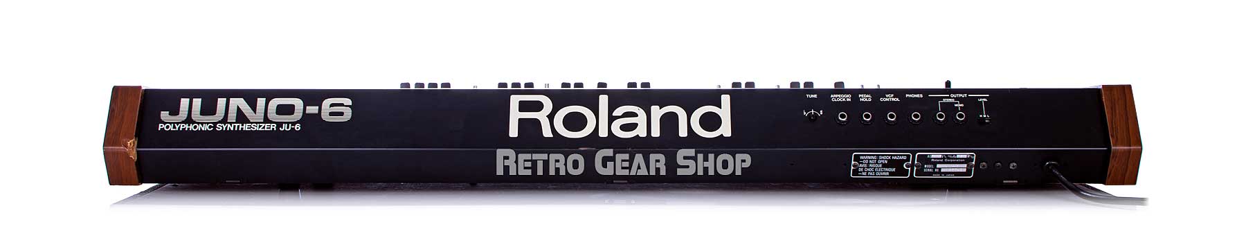 Roland Juno 6 Rear