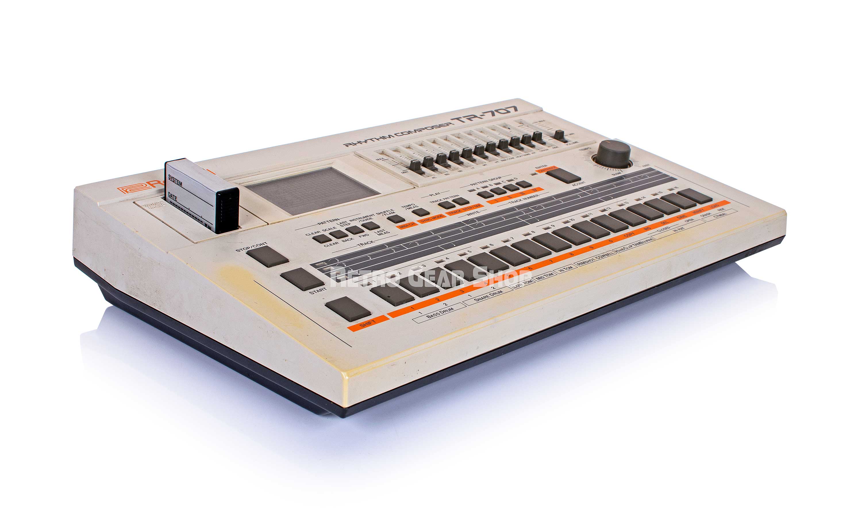 Roland TR-707 Rhythm Composer Drum Machine M64C Vintage Rare TR707