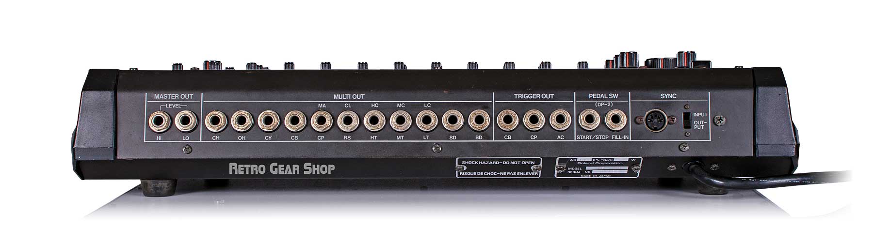 Roland TR-808 Serviced Rear