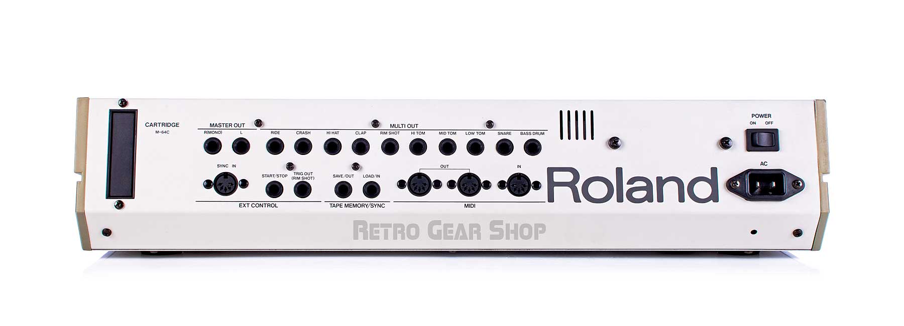 Roland TR-909 Rear