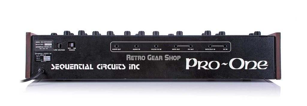 Sequential Circuits Pro One J-Wire Rear