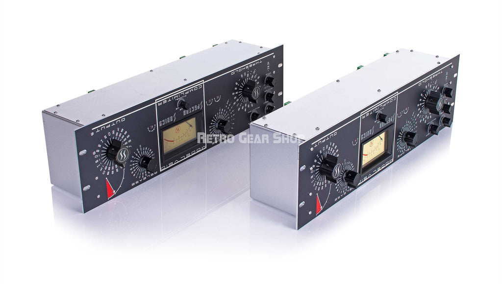 Spectra Sonics Complimiter Model V610 Black Faceplate Stereo Pair Bottom Right