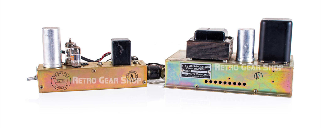 Stromberg Carlson AV-53 Tube Preamp PA7 Power Supply Vintage Rare