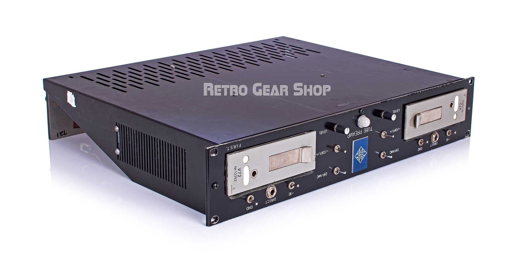 Telefunken V72 Stereo Pair + Rack TAB Siemens Vintage Rare Mic Pre