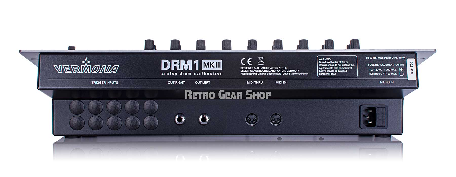 Vermona DRM1 MkIII Analog Drum Machine Mint in Box– Retro Gear Shop