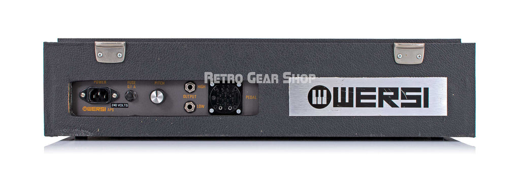 Wersi AP6 Bass Synth Rear