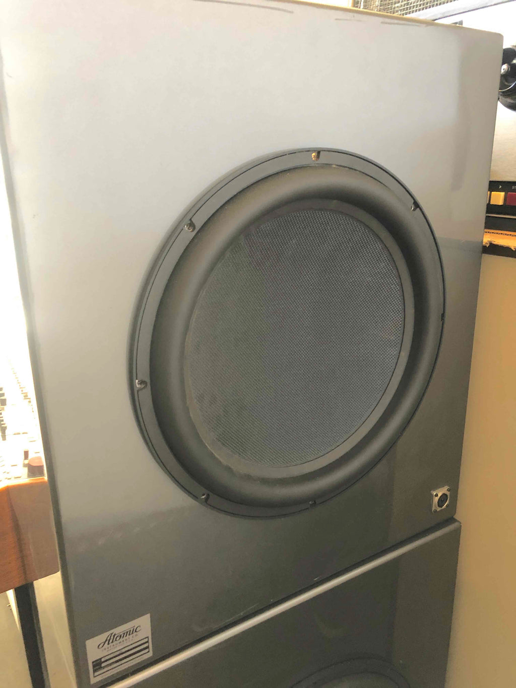 Atomic Reactor II Studio Monitor Speakers Pair Rare + Sound Anchor Stands