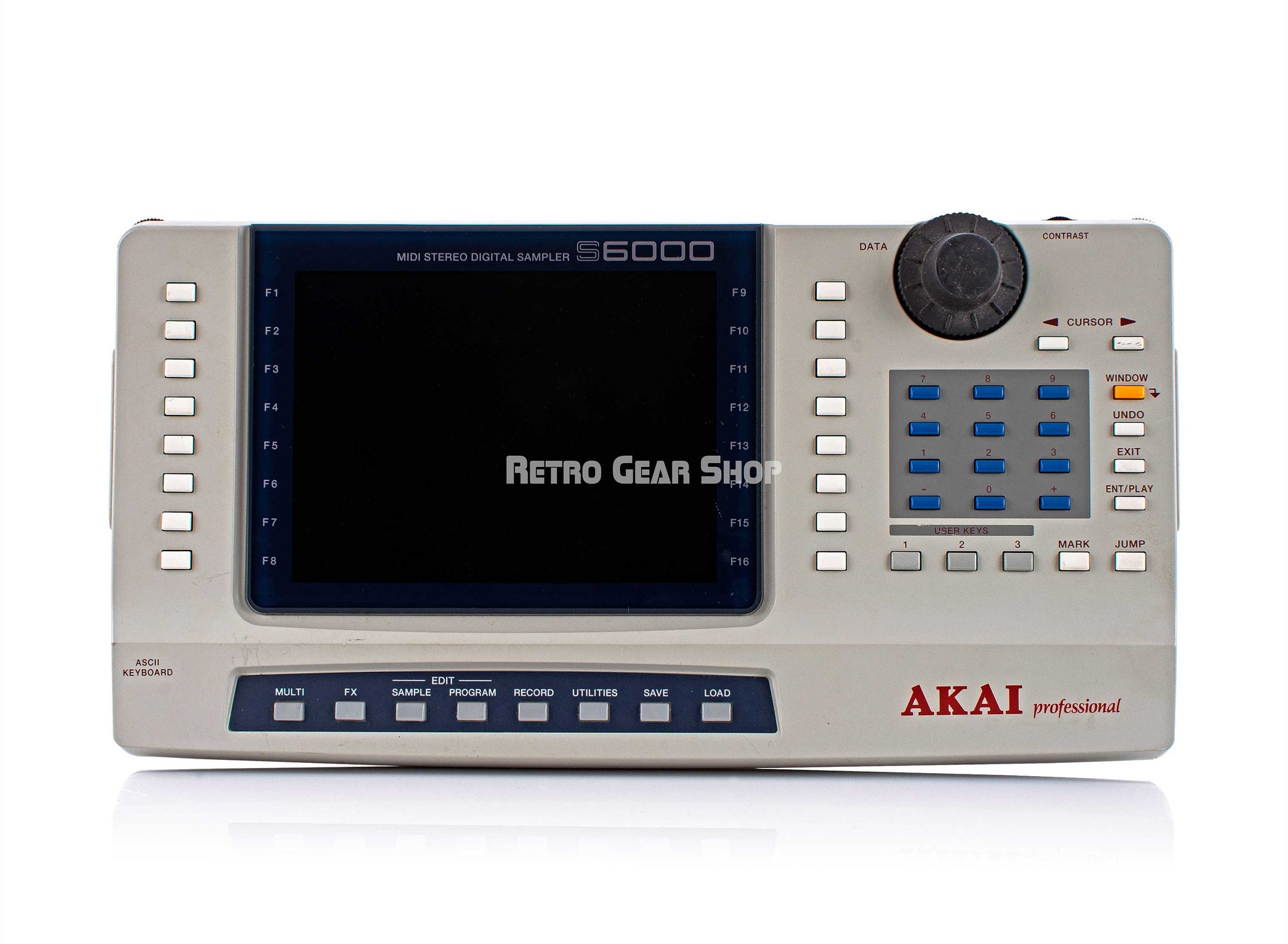 Akai S6000 Sampler Extra Faceplate MIDI Stereo Digital Synthesizer 