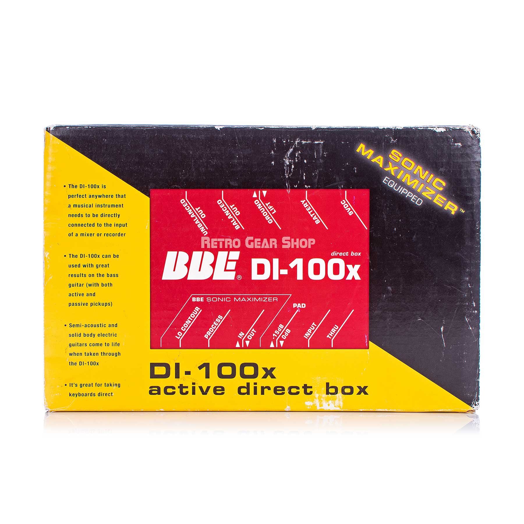 BBE DI-100x Direct Box Sonic Maximizer Original Box