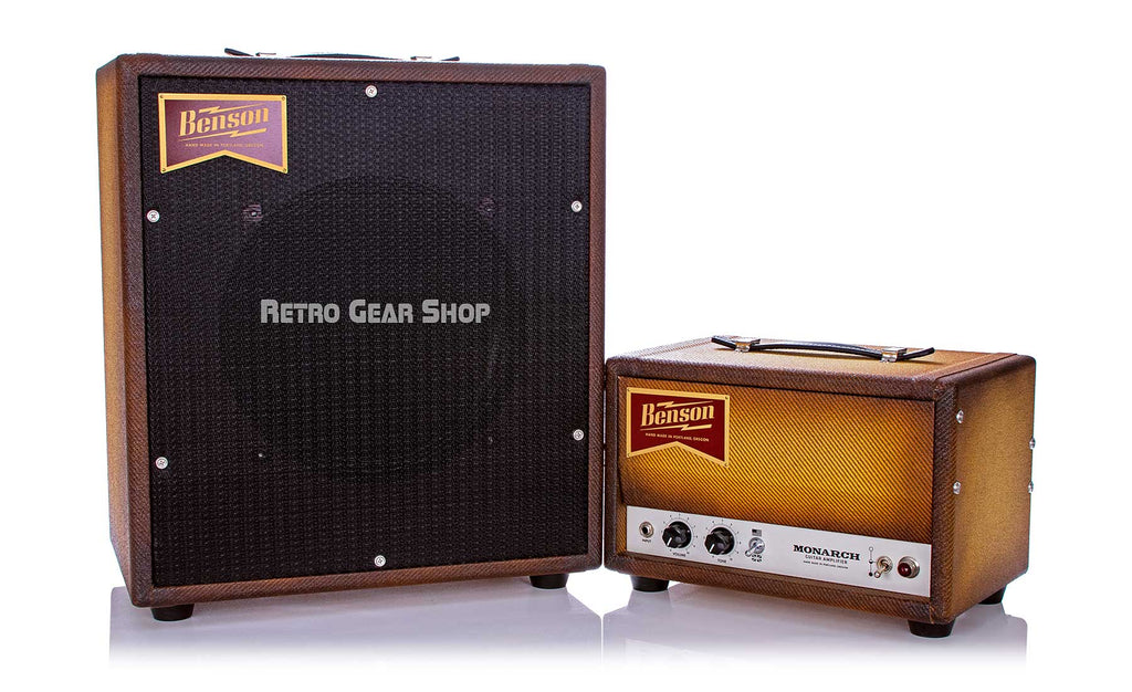 Benson Amps Monarch Head Bourbon Burst 15 Watt Guitar Amplifier