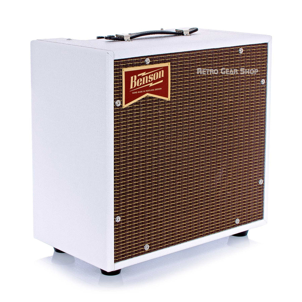 Benson Amps Nathan Junior White Oxblood