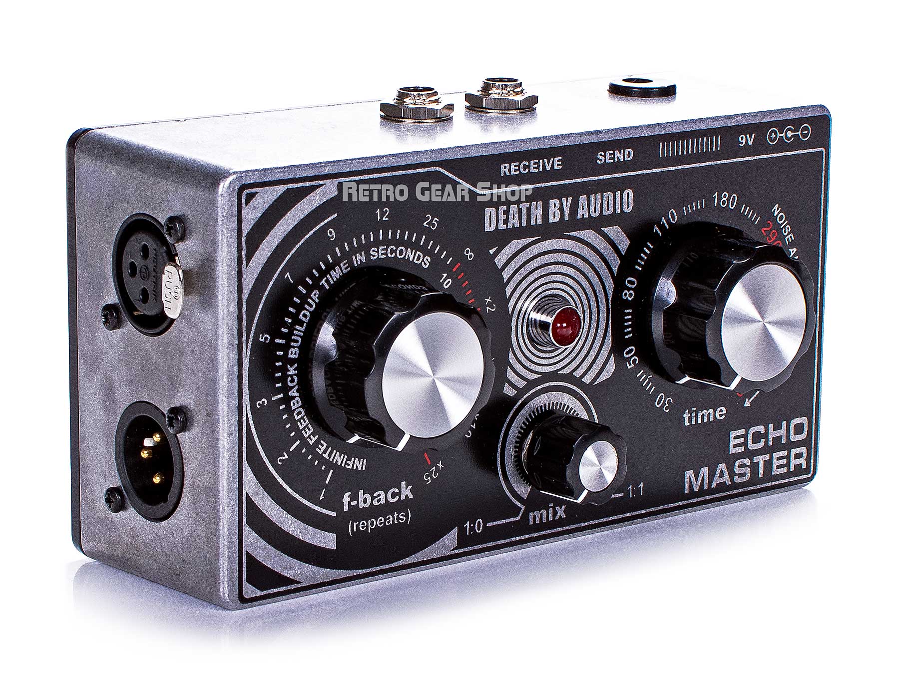 Death By Audio Echo Master Guitar Effect Pedal Echo Preamp– Retro
