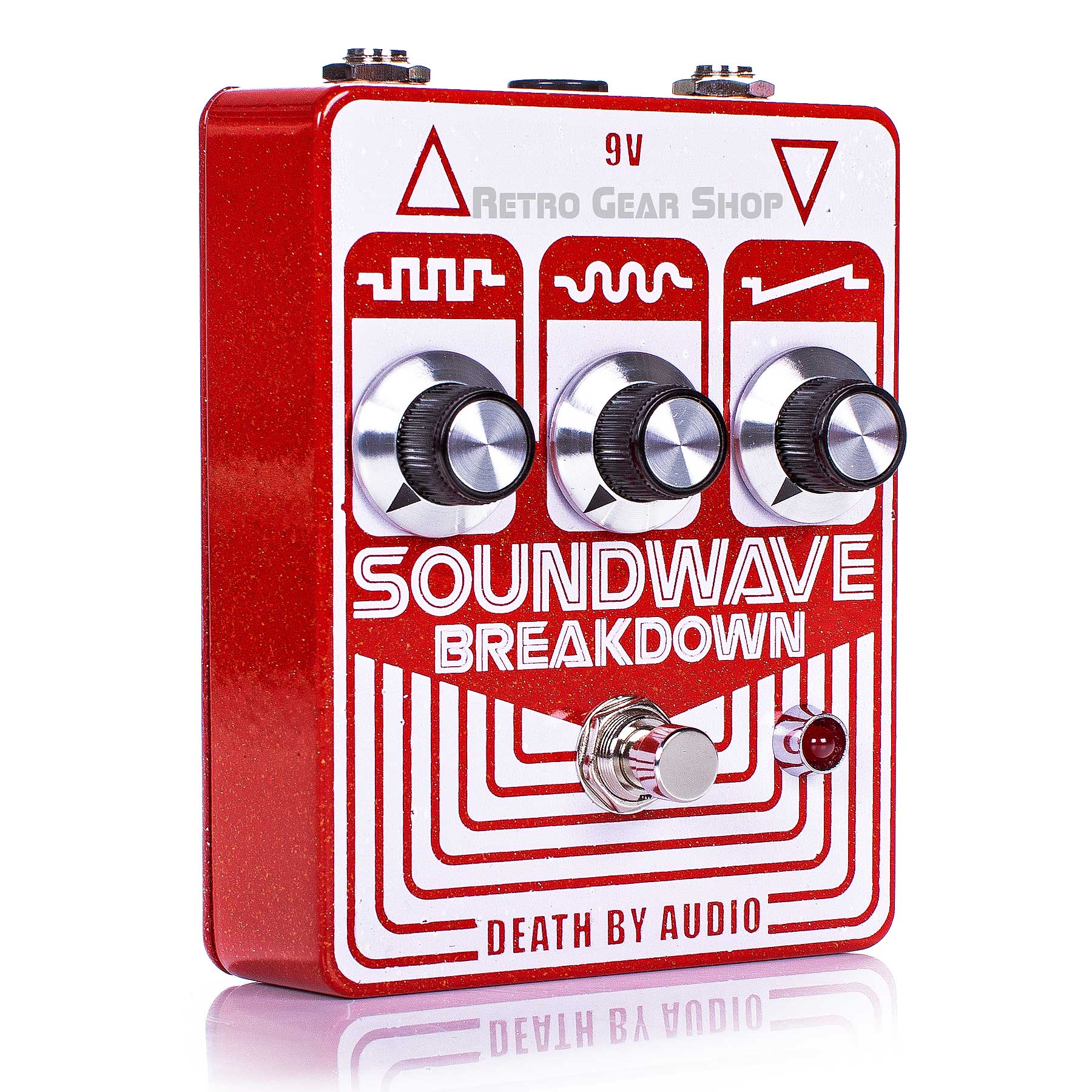Distorted Spounwave Death By Audio Soundwave Breakdown Guitar Effect Pedal Fuzz – Retro ...