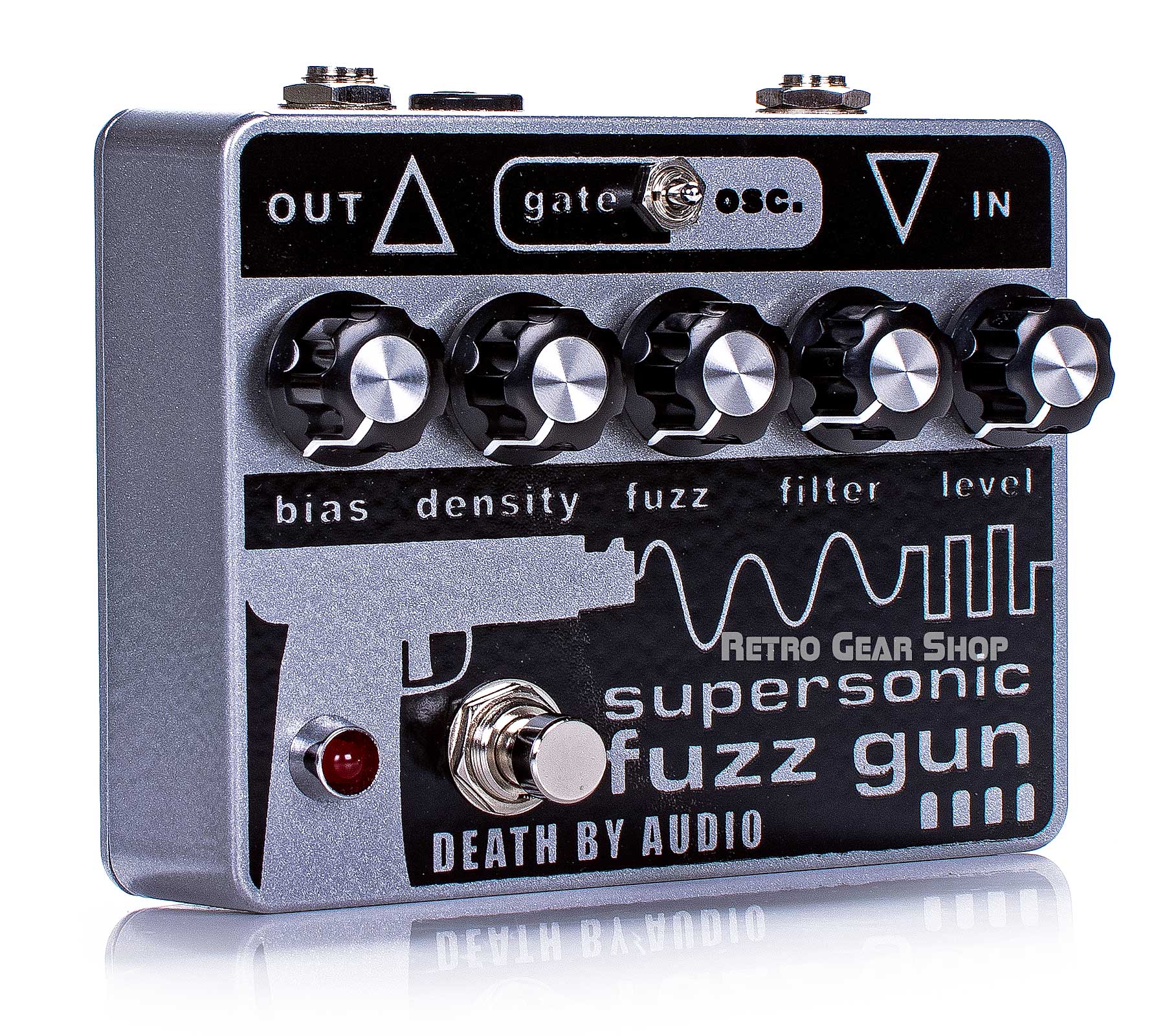 Death By Audio Supersonic Fuzz Gun Guitar Effect Pedal– Retro Gear
